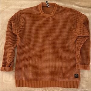 Men's Rust Fisherman’s Sweater